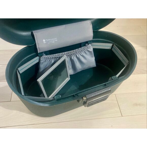 Vintage Samsonite Oyster GLS  Luggage Train Case Carry-On Combination Lock Made - Picture 8 of 8